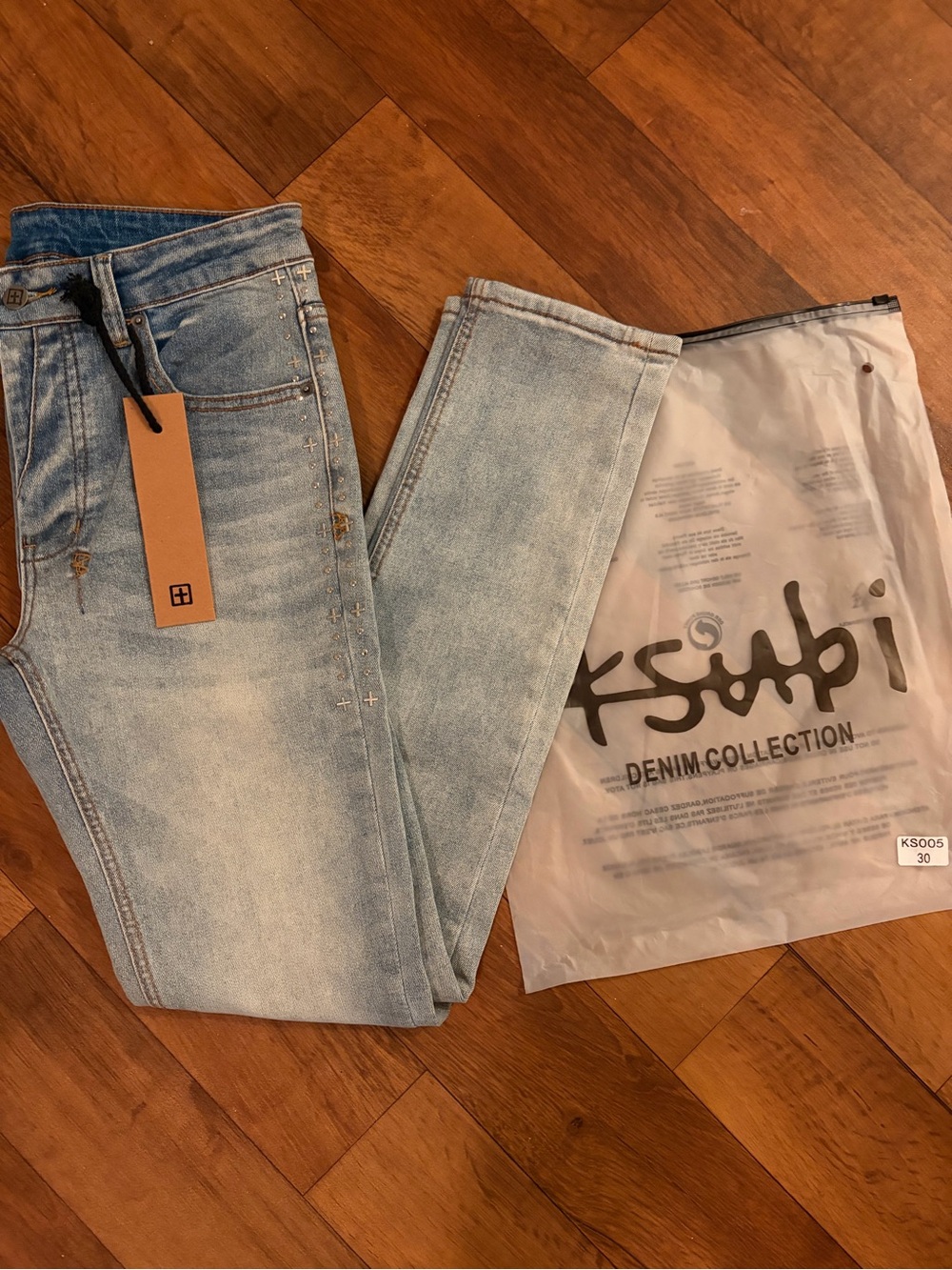 Ksubi Men’s Light Blue Skinny Denim Jeans